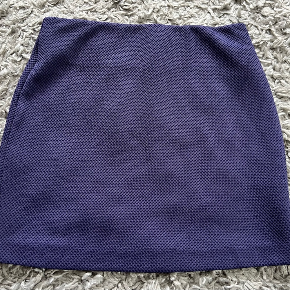 BCBGeneration Textured Purple Mini Skirt